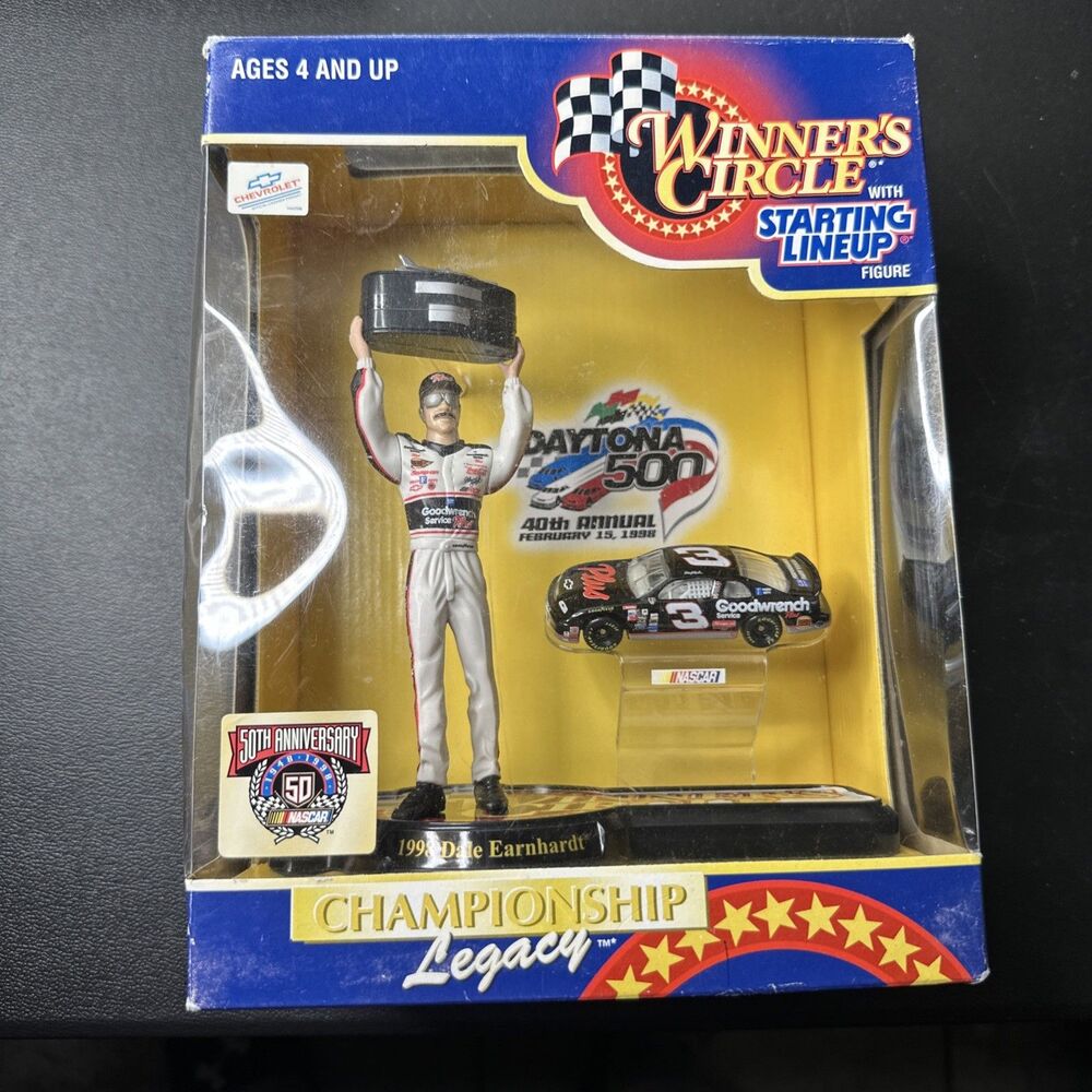 Dale Earnhardt Sr. Winner’s Circle Starting Lineup Figure 1/64 1998 Daytona 500